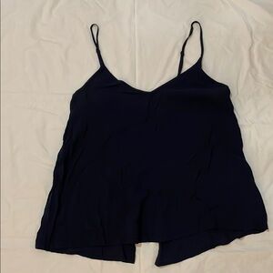 Elegant Navy Blue Women's Top